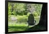 Seat Overlooking the Lake Photo Print Poster-null-Framed Poster