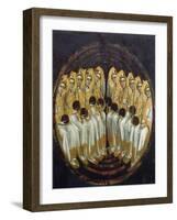 Seated Angels with Orbs in their Hands, c.1348-54-Ridolfo di Arpo Guariento-Framed Giclee Print