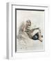 Seated Arab-Eugene Delacroix-Framed Giclee Print