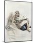 Seated Arab-Eugene Delacroix-Mounted Giclee Print