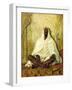 Seated Arab-Alexander Mann-Framed Giclee Print