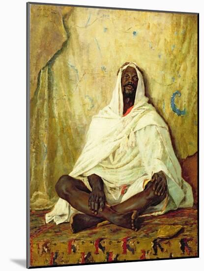 Seated Arab-Alexander Mann-Mounted Giclee Print