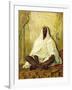 Seated Arab-Alexander Mann-Framed Giclee Print