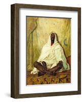 Seated Arab-Alexander Mann-Framed Giclee Print