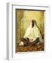 Seated Arab-Alexander Mann-Framed Giclee Print