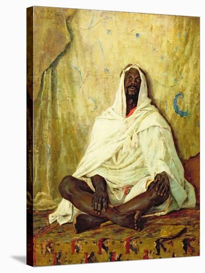 Seated Arab-Alexander Mann-Stretched Canvas