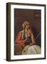 Seated Arnaut, 1857 (Oil on Panel)-Jean Leon Gerome-Framed Giclee Print