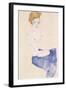 Seated Blue Nude, 1911-Egon Schiele-Framed Giclee Print