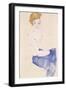 Seated Blue Nude, 1911-Egon Schiele-Framed Giclee Print