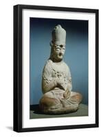 Seated Bodhisattva of Hansong-Sa, Korea, 10th Century-null-Framed Giclee Print