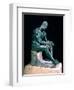 Seated Boxer-null-Framed Giclee Print