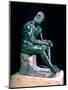 Seated Boxer-null-Mounted Giclee Print