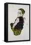 Seated Boy, 1911-Egon Schiele-Framed Stretched Canvas