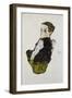 Seated Boy, 1911-Egon Schiele-Framed Giclee Print