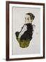 Seated Boy, 1911-Egon Schiele-Framed Giclee Print