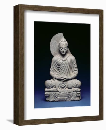 Seated Buddha, Gandhara, 1st-3rd Century Ad-null-Framed Giclee Print