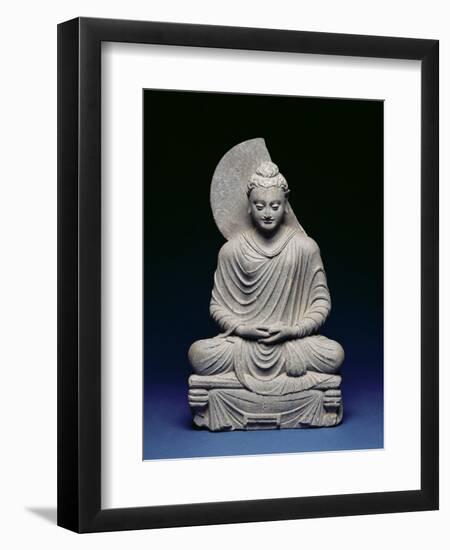 Seated Buddha, Gandhara, 1st-3rd Century Ad-null-Framed Giclee Print