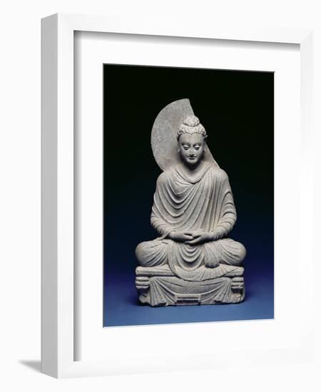 Seated Buddha, Gandhara, 1st-3rd Century Ad-null-Framed Giclee Print