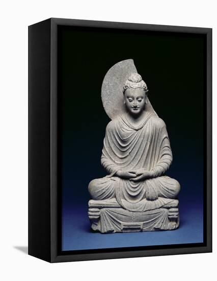 Seated Buddha, Gandhara, 1st-3rd Century Ad-null-Framed Stretched Canvas