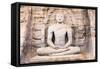 Seated Buddha in Meditation-Matthew Williams-Ellis-Framed Stretched Canvas