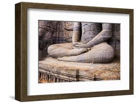 Seated Buddha in Meditation-Matthew Williams-Ellis-Framed Photographic Print