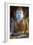 Seated Buddha, Ngahtatgyi Paya, Yangon (Rangoon), Myanmar (Burma), Asia-Tuul-Framed Photographic Print