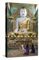 Seated Buddha Statue-Stuart Black-Stretched Canvas