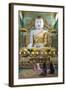 Seated Buddha Statue-Stuart Black-Framed Photographic Print