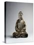 Seated Buddha-null-Stretched Canvas