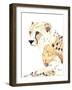 Seated Cheetah-Lanie Loreth-Framed Art Print