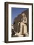 Seated Colossus in Front of 8th Pylon, Karnak Temple, Luxor, Thebes, Egypt, North Africa, Africa-Richard Maschmeyer-Framed Photographic Print