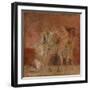 Seated couple, c.50–40 B.C.-Roman Republican Period-Framed Giclee Print