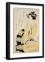 Seated Courtesan with a Book, C.1804-29-Kikugawa Toshinobu Eizan-Framed Giclee Print