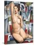Seated Cubist Nude-Catherine Abel-Stretched Canvas