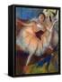 Seated Dancer, 1879-1880-Edgar Degas-Framed Stretched Canvas