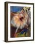 Seated Dancer, 1879-1880-Edgar Degas-Framed Giclee Print