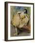 Seated Dancer, C.1894-Edgar Degas-Framed Giclee Print