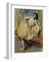 Seated Dancer, C.1894-Edgar Degas-Framed Giclee Print