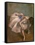 Seated Dancer, Ca. 1881-1883-Edgar Degas-Framed Stretched Canvas