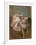 Seated Dancer, Ca. 1881-1883-Edgar Degas-Framed Giclee Print