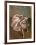 Seated Dancer, Ca. 1881-1883-Edgar Degas-Framed Giclee Print