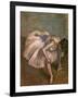 Seated Dancer, Ca. 1881-1883-Edgar Degas-Framed Giclee Print