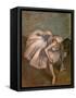 Seated Dancer, Ca. 1881-1883-Edgar Degas-Framed Stretched Canvas