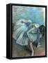 Seated Dancer, circa 1881-83-Edgar Degas-Framed Stretched Canvas