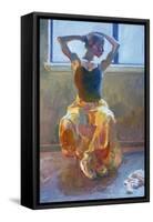 Seated Dancer-John Asaro-Framed Stretched Canvas