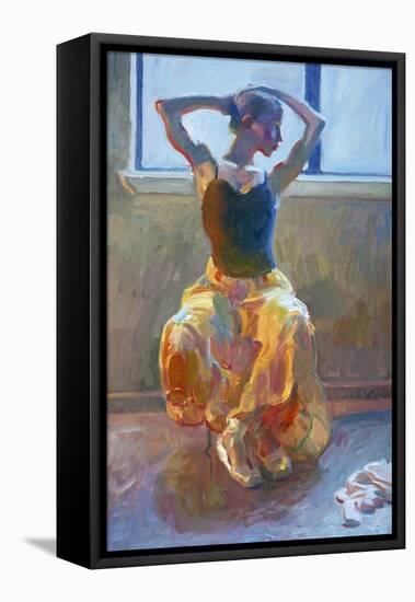 Seated Dancer-John Asaro-Framed Stretched Canvas
