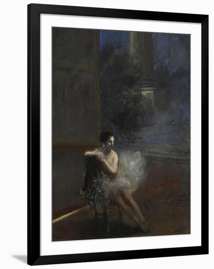 Seated Dancer-Jean Louis Forain-Framed Giclee Print