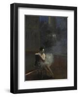 Seated Dancer-Jean Louis Forain-Framed Giclee Print