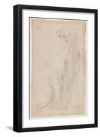 Seated Dog, 1710-1715-Francesco Solimena-Framed Giclee Print