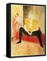 Seated Female Clown, Mlle. Cha-U-Kao, 1896-Henri de Toulouse-Lautrec-Framed Stretched Canvas